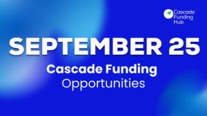 September Cascade Funding Opportunities