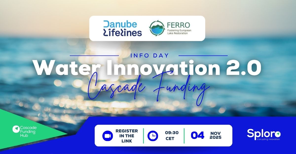 Sploro Cascade Funding Webinars – Session #26 Water Innovation 2.0