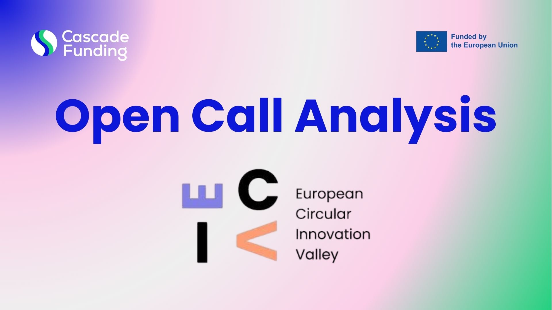 Open Call Analysis: ECIV Open 1 – Interregional Circular Innovation Projects
