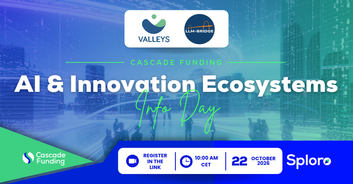 Sploro Cascade Funding Webinars – Session #35 AI & Innovation Ecosystems