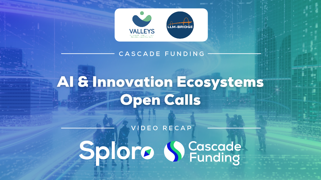 VIDEO AI & Innovation Ecosystems – Cascade Funding Info Day #35